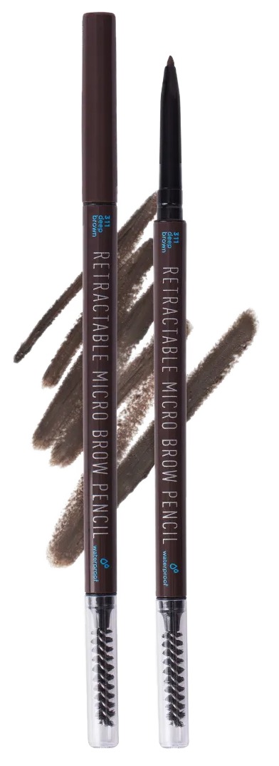 Parisa Карандаш для макияжа бровей автоматический (311 deep brown/темно-коричневый), 0,15 гр.