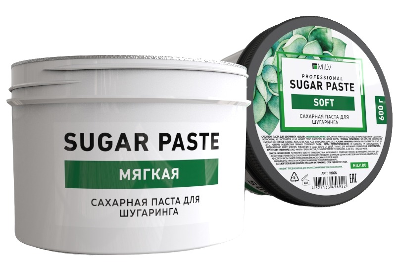 MILV Сахарная паста для шугаринга «Sugar» Мягкая 550 гр