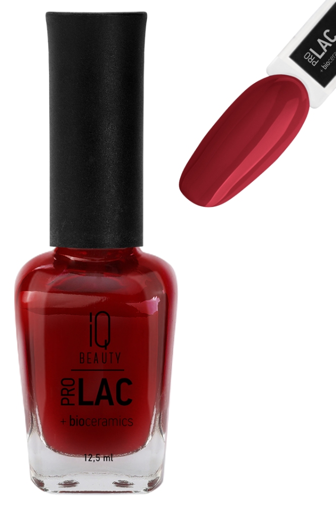 IQ BEAUTY PROLAC Лак для ногтей укрепляющий с биокерамикой 12.5 мл № 023
