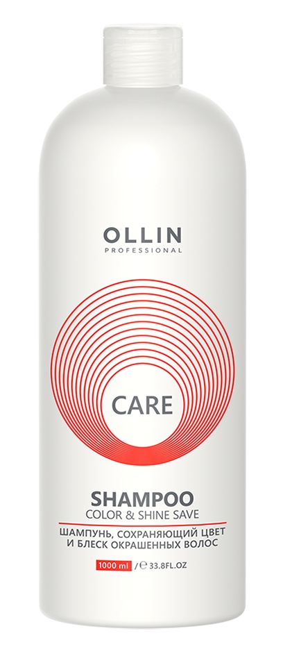 OLLIN CARE Шампунь, сохраняющий цвет и блеск окрашенных волос 1000мл