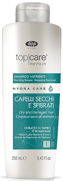 Lisap Hydra Care Интенсивный питательный шампунь – Top Care Repair Nourishing  250  мл