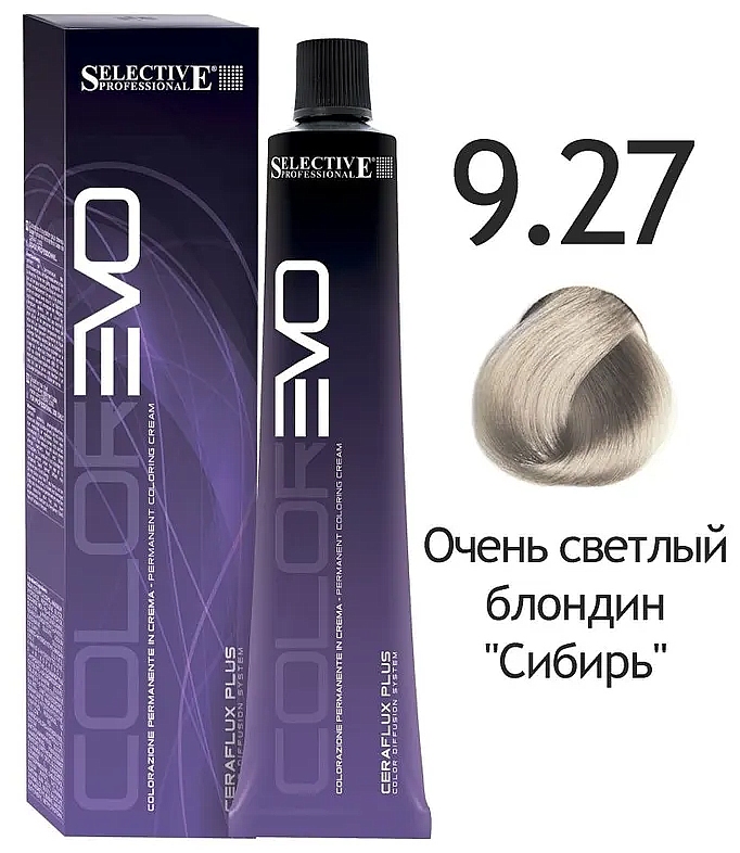 SELECTIVE COLOREVO 9.27 очень светлый блондин "сибирь"