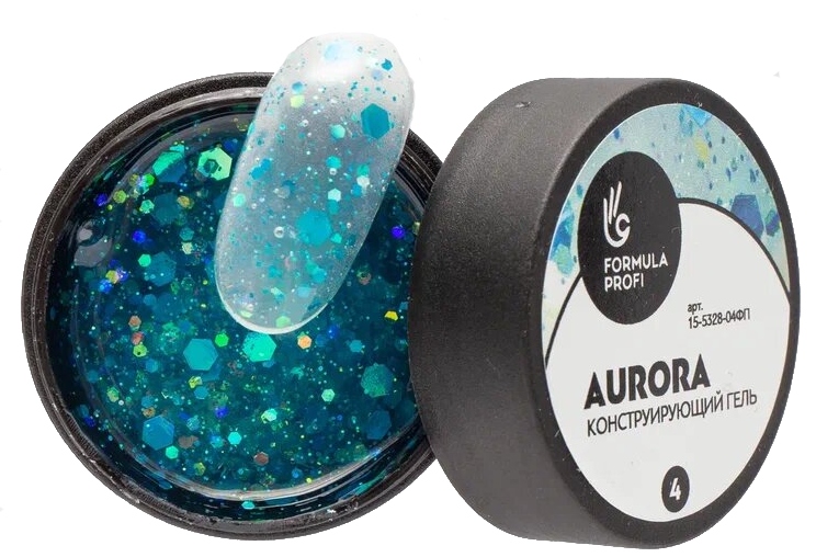 Formula Profi Конструирующий гель "Aurora" №4, 15гр