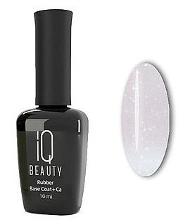 IQ BEAUTY Базовое камуфлирующее покрытие с шиммером каучуковое с кальцием, 14 Фарфор & Золото, 10 мл