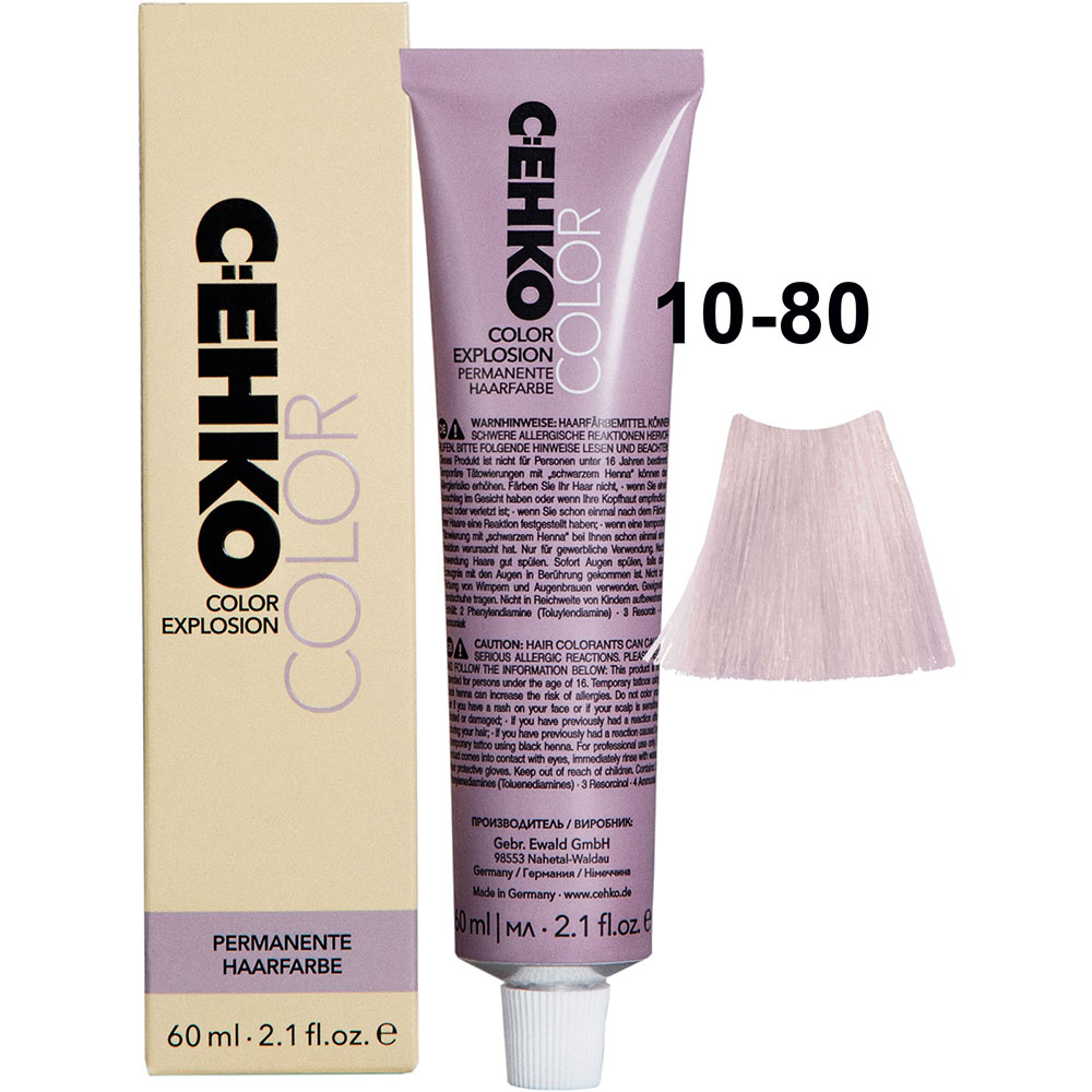 C:EHKO Color Explosion 10/80 Ультра-светл. фиолет. блондин/Ultrahellblond violett 60 мл