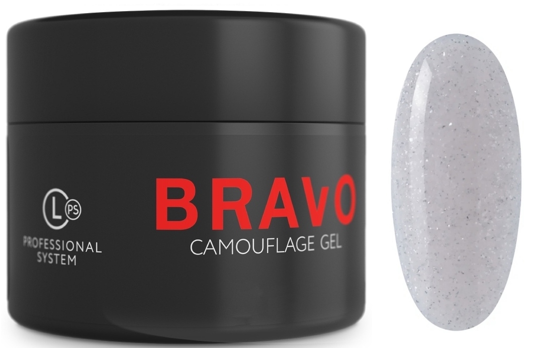 Bravo Моделирующий Camouflage Gel № 01 светоотражающий цв. 30 мл