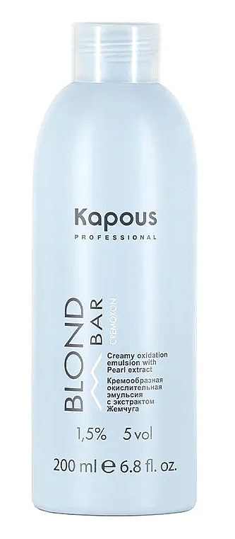 Kapous Blond Bar Кремообразная окислительная эмульсия Blond Cremoxon 1,5%, 200 мл