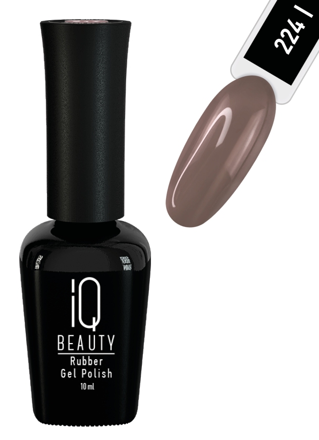 IQ BEAUTY Каучуковый гель-лак с кальцием №224 10 мл. Cashemere - коллекция "Capsule"