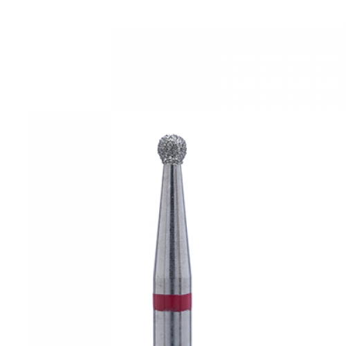Фреза Алмазная Шар Кристалл Nails d.1.8 (красная насечка)
