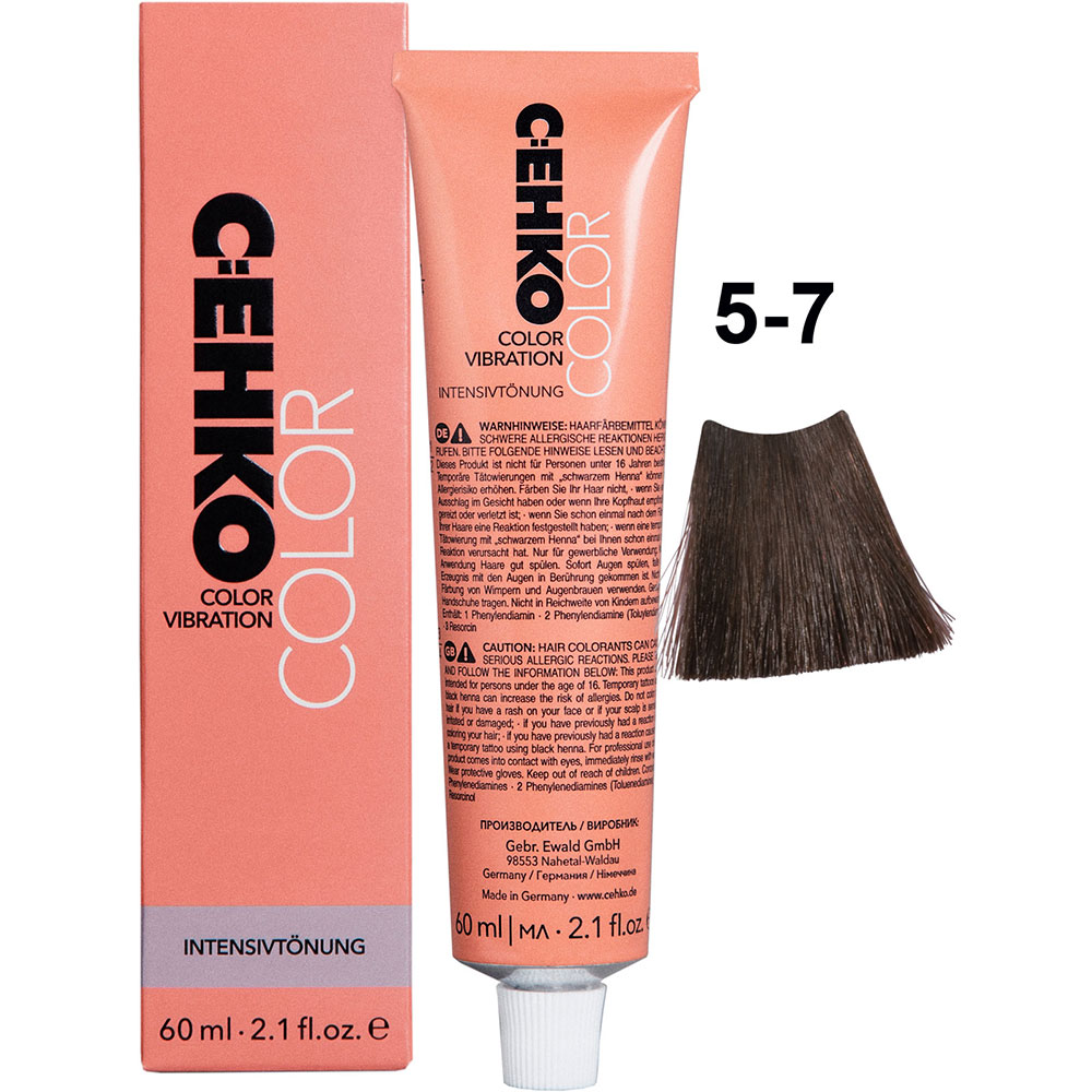 C:EHKO Color Vibration 5/7 Темный шоколад/Schokobraun dunkel 60 мл