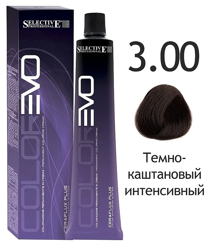 SELECTIVE COLOREVO 3.00 каштановый глубокий