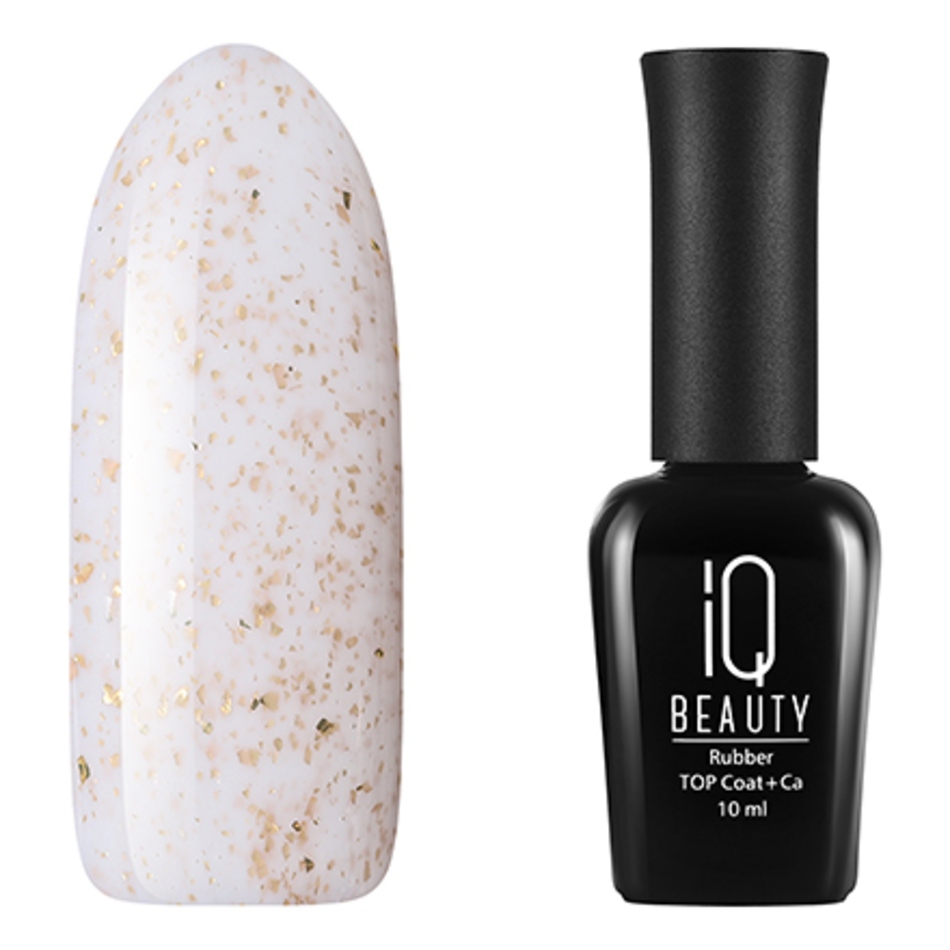 IQ BEAUTY Каучуковый гель-лак с кальцием №125 10 мл.(Patale,Tuscany marble)