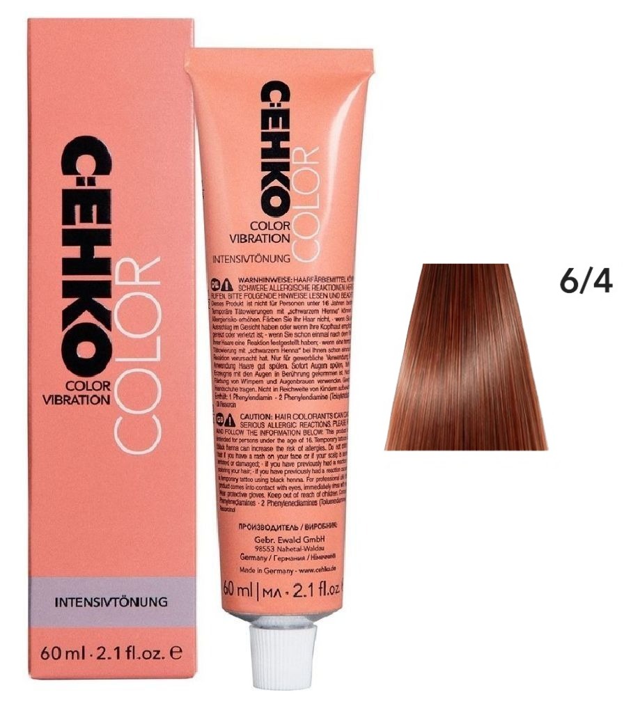 C:EHKO Color Vibration 6/4 Темный блондин медный/Dunkelblond Kupferl 60 мл