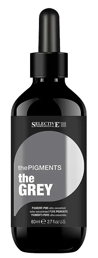 SELECTIVE thePIGMENTS Ультраконцентрированный пигмент серый (the GREY) 80 мл