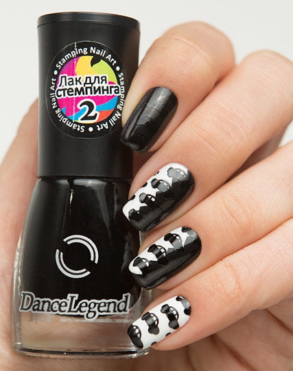 Dance Legend Лак для стемпинга Stamping №02 Black (цвет черный) 6,5 мл.