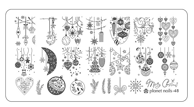 Пластина для стемпинга Stamping Nail Art №48