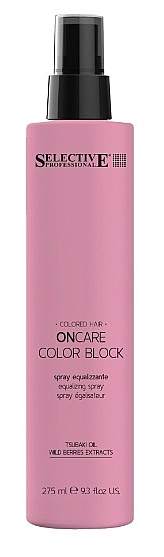 Selective ONCARE COLOR  BLOCK Несмываемое средство для выравнивания кутикулы, 275 мл