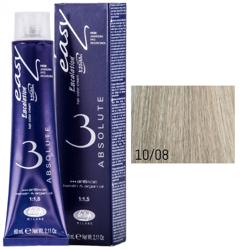 Lisap Absolute 10/08 платиновый блондин ирисовый  60 мл