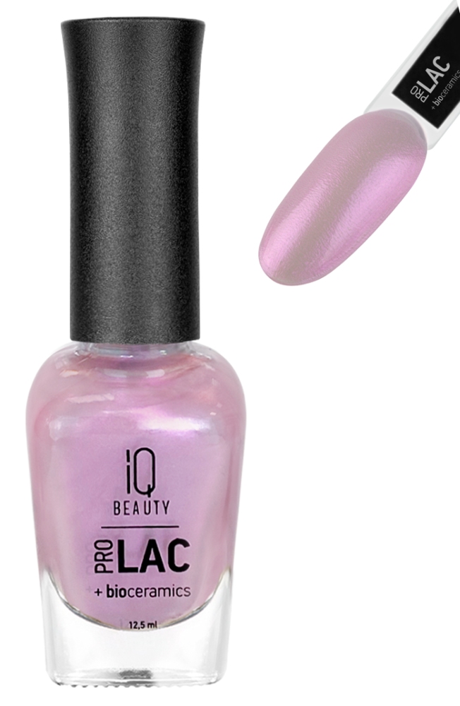 IQ BEAUTY PROLAC Лак для ногтей укрепляющий с биокерамикой 12.5 мл № 083 Glazed donut