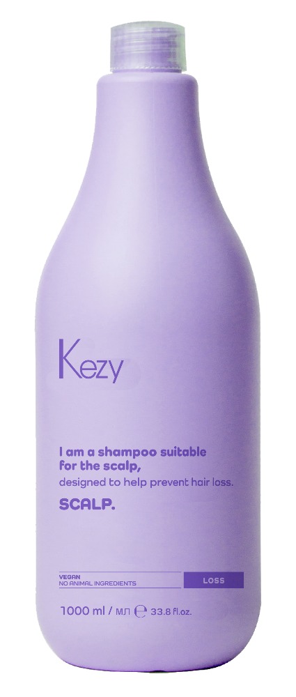 Kezy I am SCALP Шампунь для профилактики выпадения волос 1000 мл. 