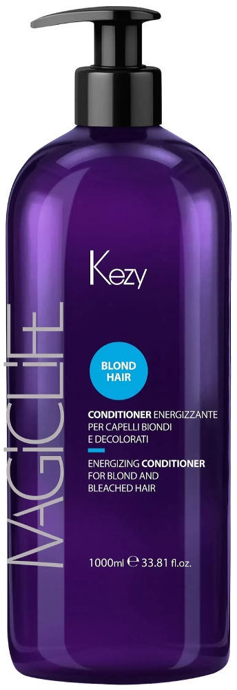KEZY Magic Life Blond Hair Шампунь укрепляющий для светлых и обесцвеченных волос, 1000 мл.