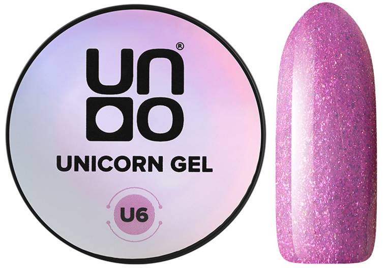 "UNO" Моделирующий цветной гель Unicorn Gel  №U6, 15 г.