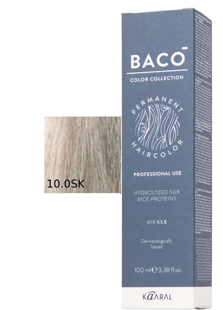 KAARAL Baco color 10.0SK очень светлый блондин пепельный 100 мл