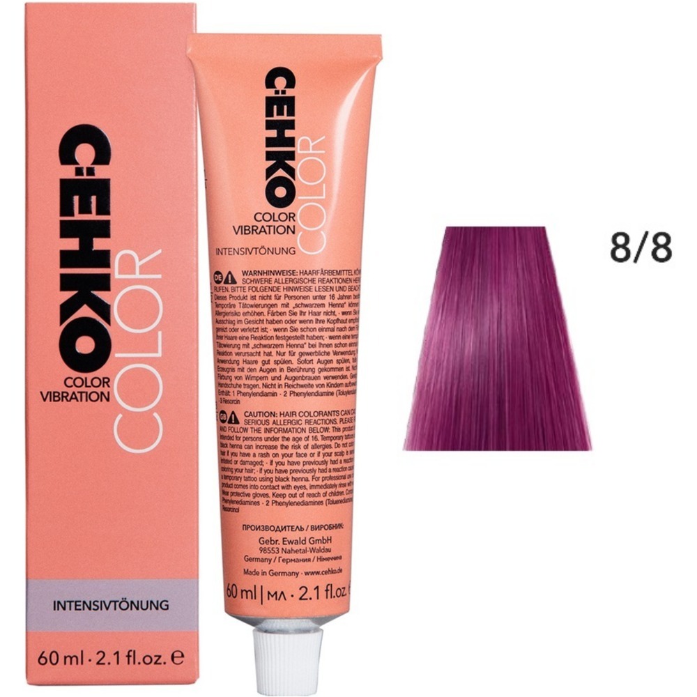C:EHKO Color Vibration 8/8 Светлый блондин фиолетовый/Hellblond Violett 60 мл