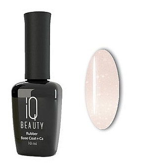 IQ BEAUTY Базовое камуфлирующее покрытие с шиммером каучуковое с кальцием, 16 Нюд & Золото, 10 мл