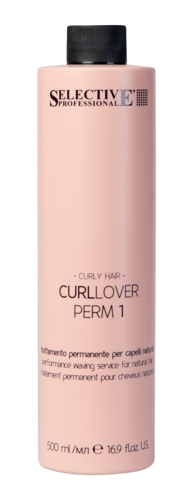 SELECTIVE CURLLOVER "Perm 1" для перманентной завивки натуральных волос 500 мл