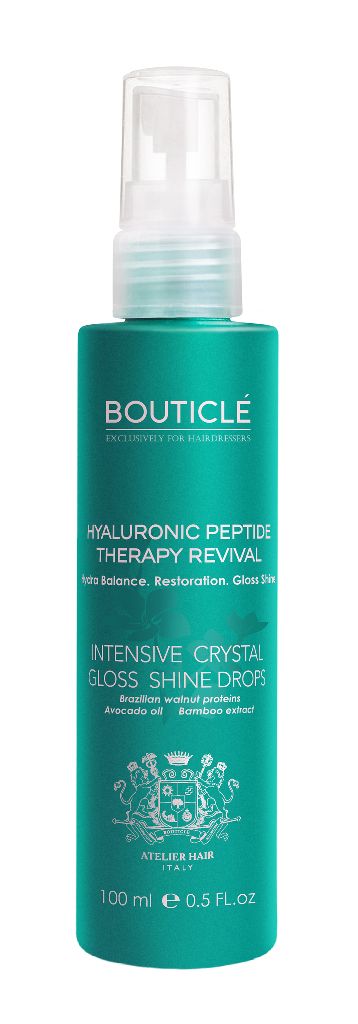 Bouticle ATELIER HAIR HYALURONIC Интенсивные кристальные капли для сильно поврежденных волос 100 мл