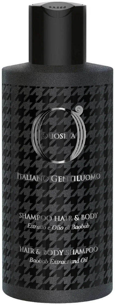 BAREX OLIOSETA GENTILUOMO / Шампунь & гель для душа 250 мл 