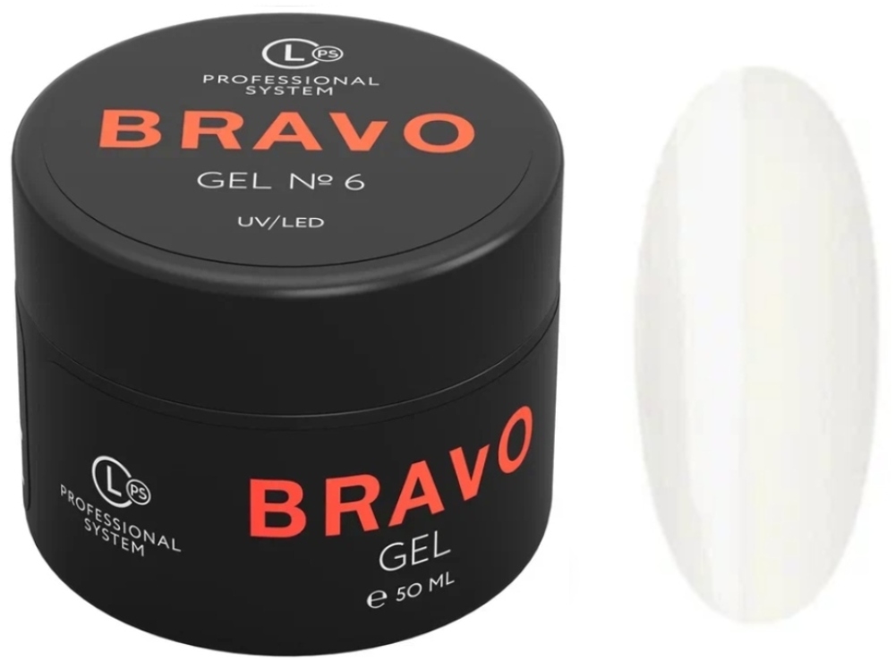 Bravo Моделирующий Camouflage Gel №06 50 мл цв. молочный