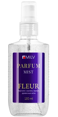 MILV Парфюмированный мист для тела с шиммером "FLEUR" 120 мл. 
