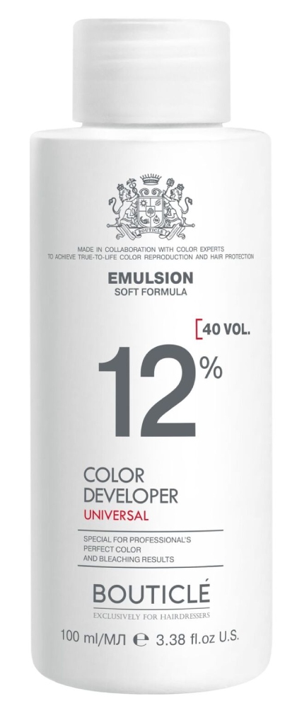 Bouticle Окисляющая эмульсия 12% "Color developer 40 vol" 100 мл