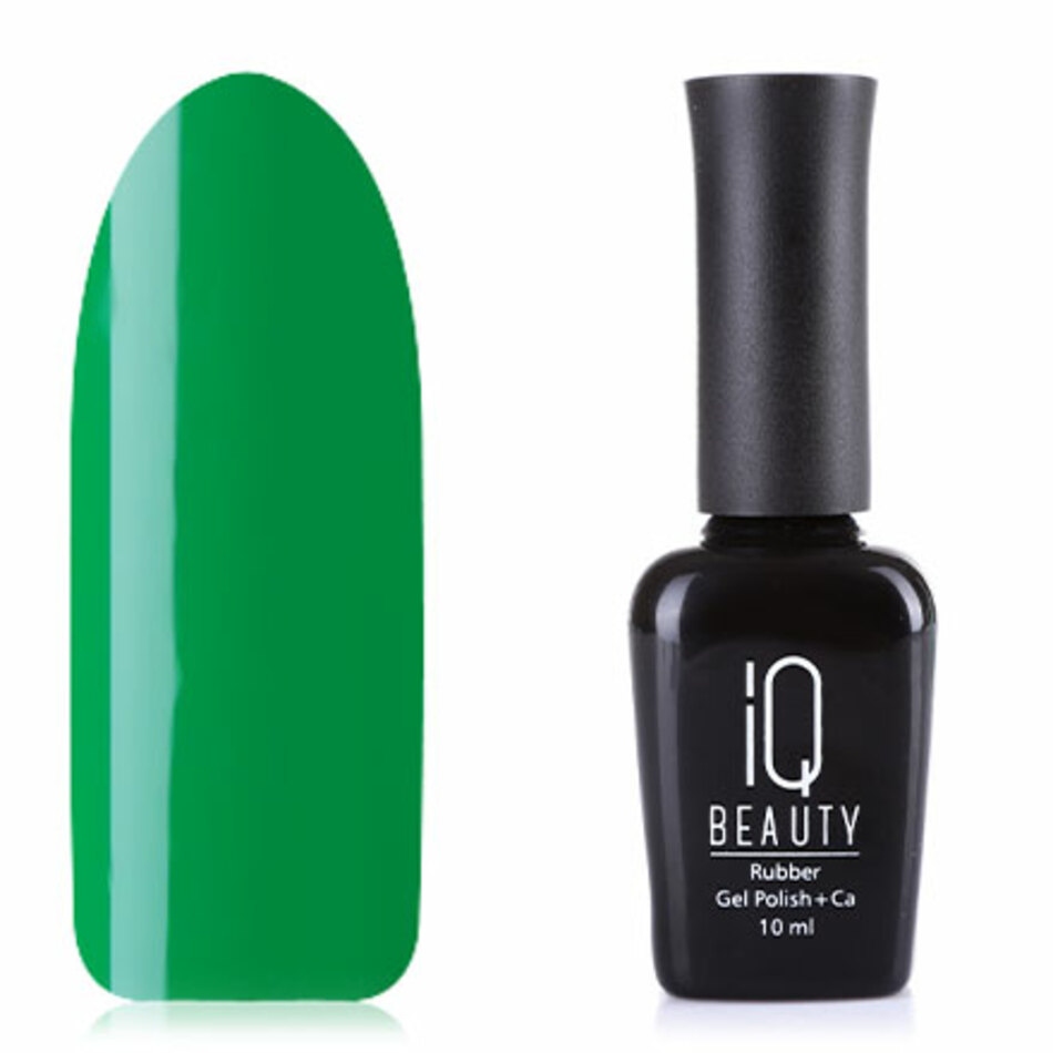 IQ BEAUTY Каучуковый гель-лак с кальцием №123 10 мл. (Green Canyon)