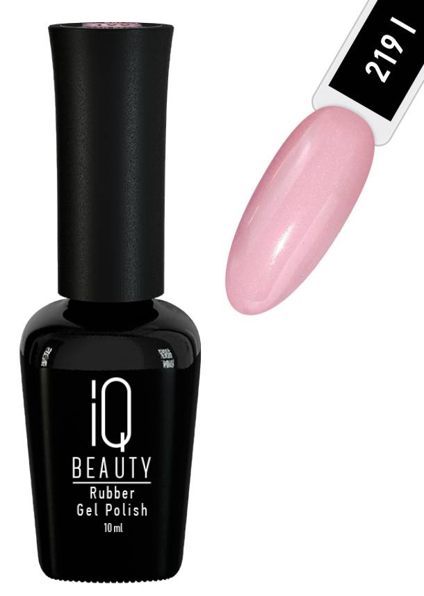 IQ BEAUTY Каучуковый гель-лак с кальцием №219 10 мл. Tease - коллекция "Peppery"