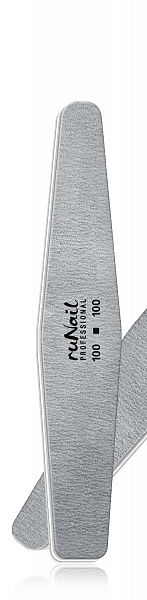 RuNail Пилка для искусственных ногтей (серая, ромб, 100/100) 