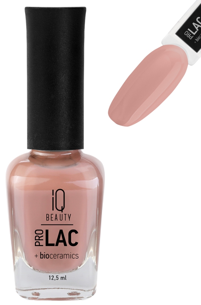 IQ BEAUTY PROLAC Лак для ногтей укрепляющий с биокерамикой 12.5 мл № 008