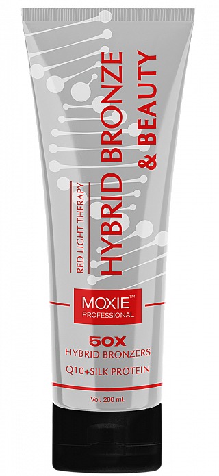 MOXIE HYBRID BRONZE&BEAUTY Гибридный лосьон для загара в солярии и коллагенарии с 50-ти кратным бронзатором 200 мл