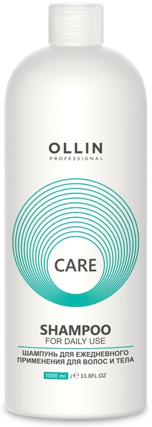 OLLIN CARE Шампунь для ежедневного применения для волос и тела 1000мл