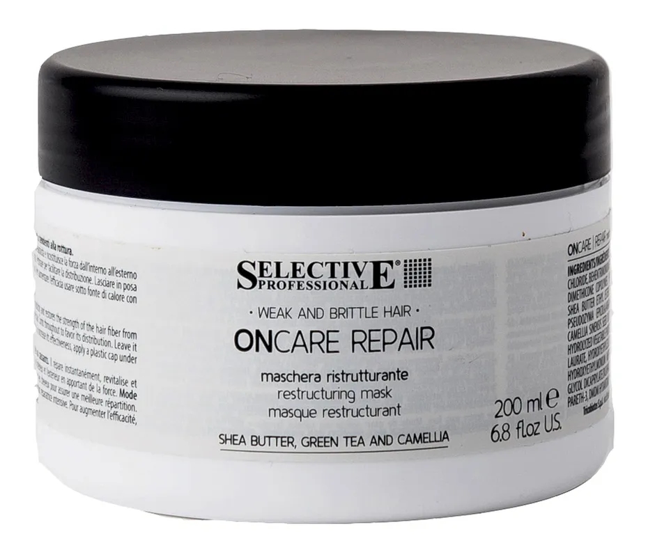 Selective ONCARE REPAIR Маска интенсивного действия для поврежденных или склонных к ломкости волос, 200 мл