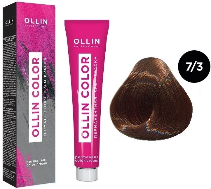 OLLIN COLOR  7/3 русый золотистый 100 мл Перманентная крем-краска для волос