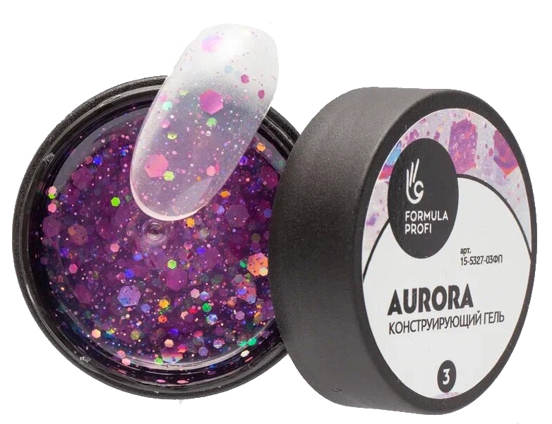 Formula Profi Конструирующий гель "Aurora" №3, 15гр