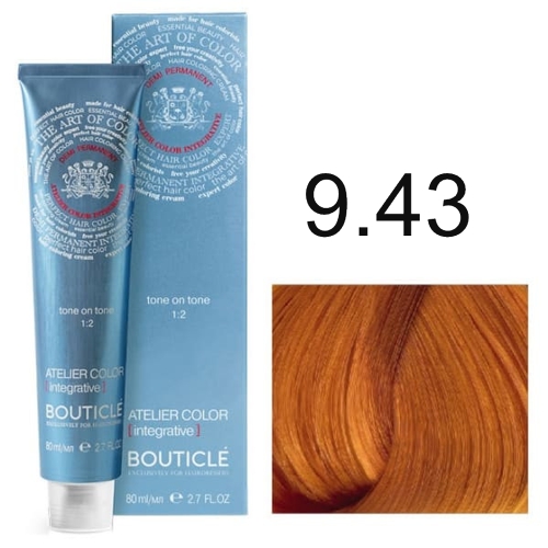 BOUTICLE Atelier color 9.43 блондин медно-золотистый