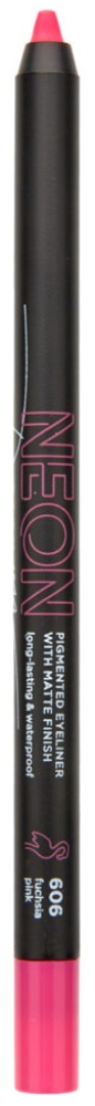 Parisa Карандаш для макияжа глаз NEON с матовым покрытием (606 fuchsia pink), 1,2 гр.