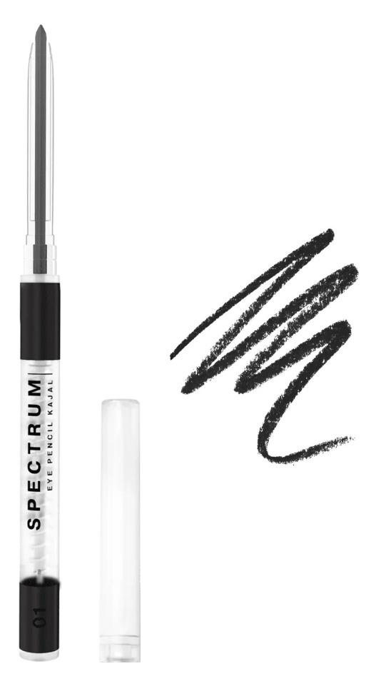 Influence Beauty Карандаш для глаз автоматический Spectrum тон 01 (черный), 0,28 гр.