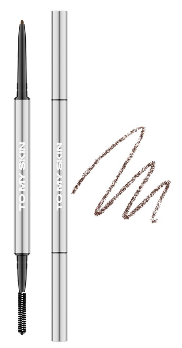 TO MY SKIN Карандаш для бровей со щеточкой ULTRA SLIM BROW PENCIL, тон 02 COOL BROWN, 1 гр.