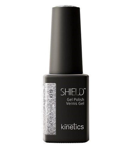 Kinetics Гель-лак SHIELD №519 HEMA Free Glamcore 15 мл Зима 2022 с эффектом фольги 