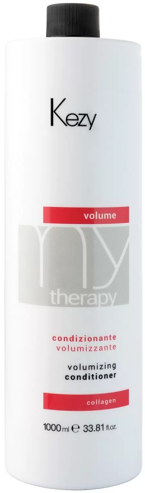KEZY My Therapy Кондиционер для придания объема с морским коллагеном, 1000 мл.